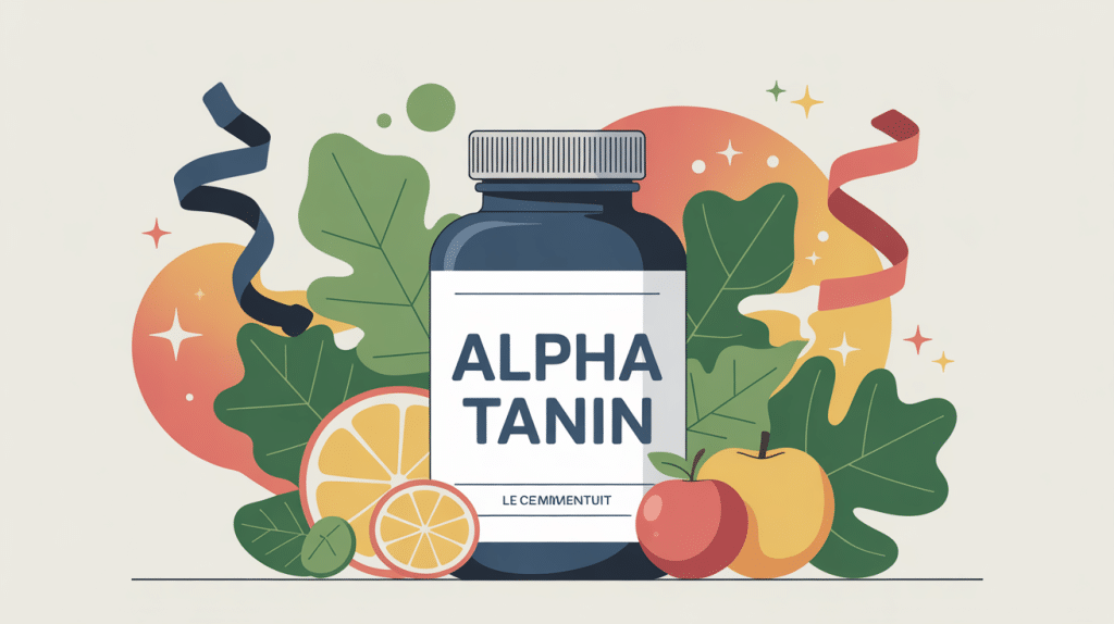alpha tanin avis illustration compléments alimentaires