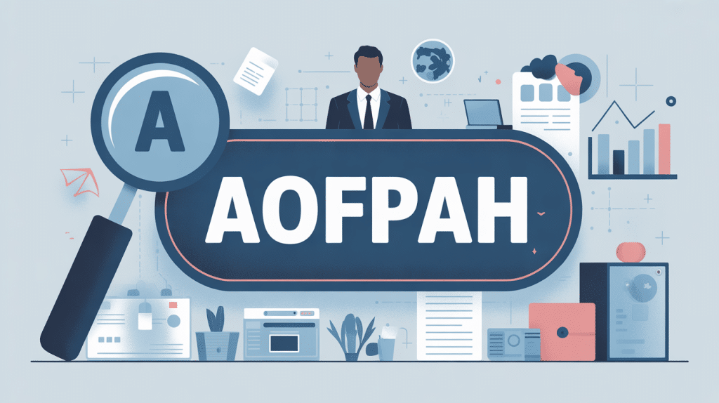 illustration aofpah acronyme métiers outils documents