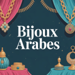 illustration bijoux arabe traditionnels et modernes sur tissus luxueux