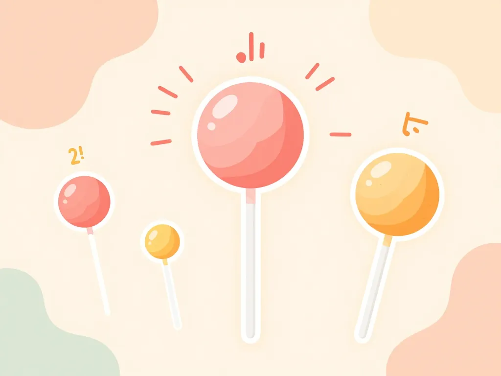 calorie dans une sucette lollipops tailles sucre calories