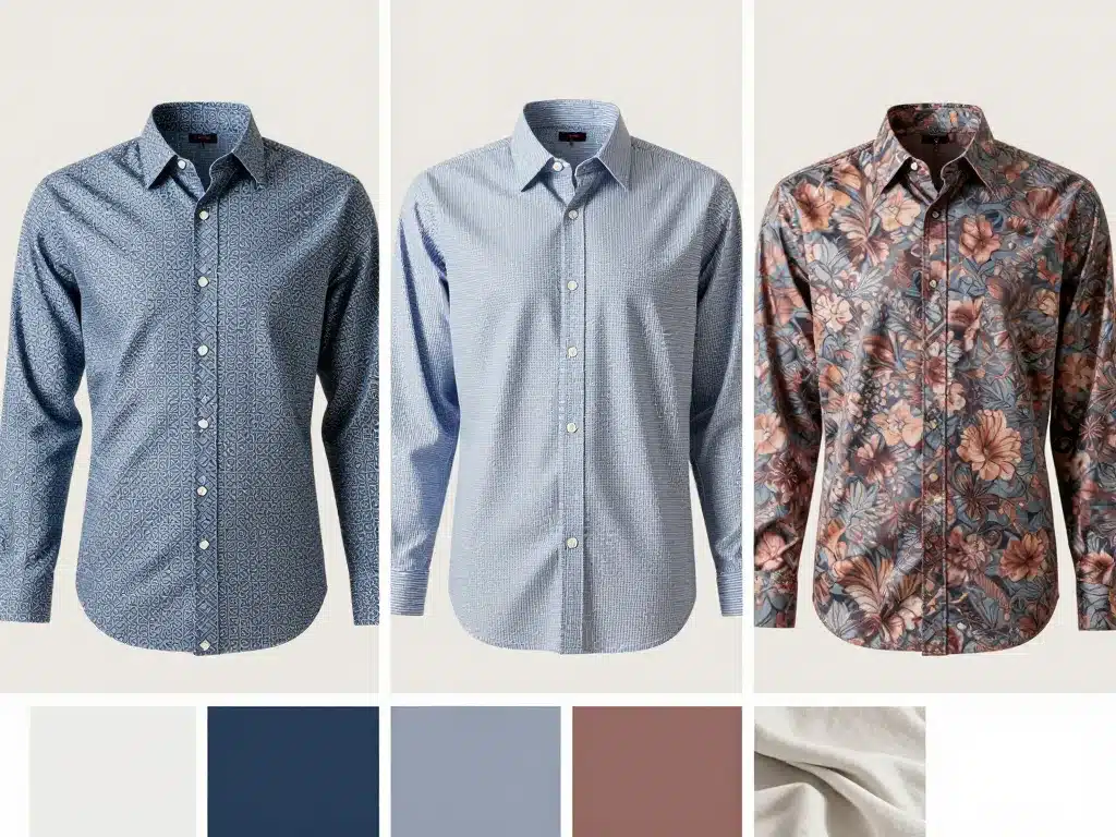 chemise retro homme coupes motifs matières vintage