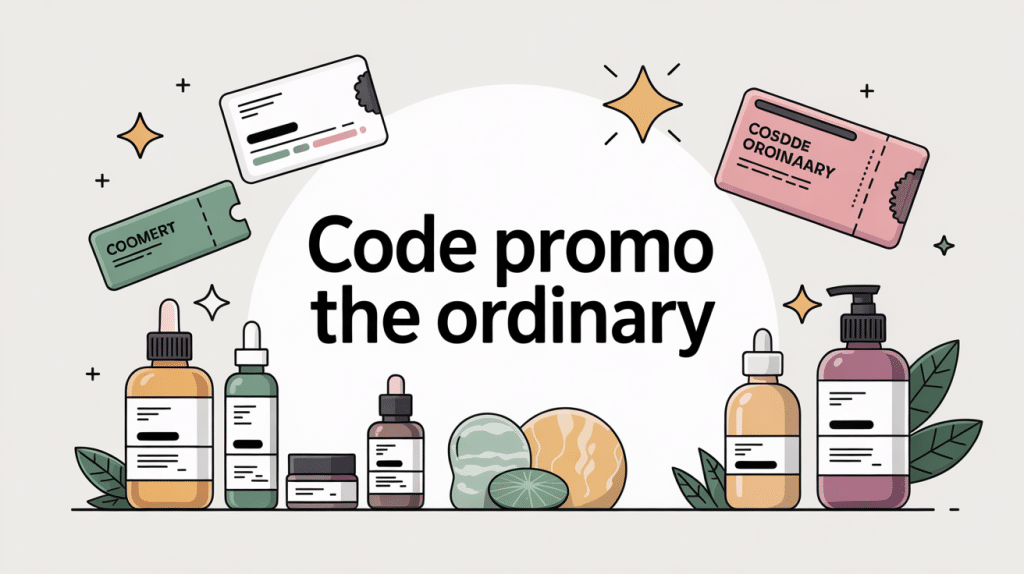 code promo the ordinary économie achat cosmétique