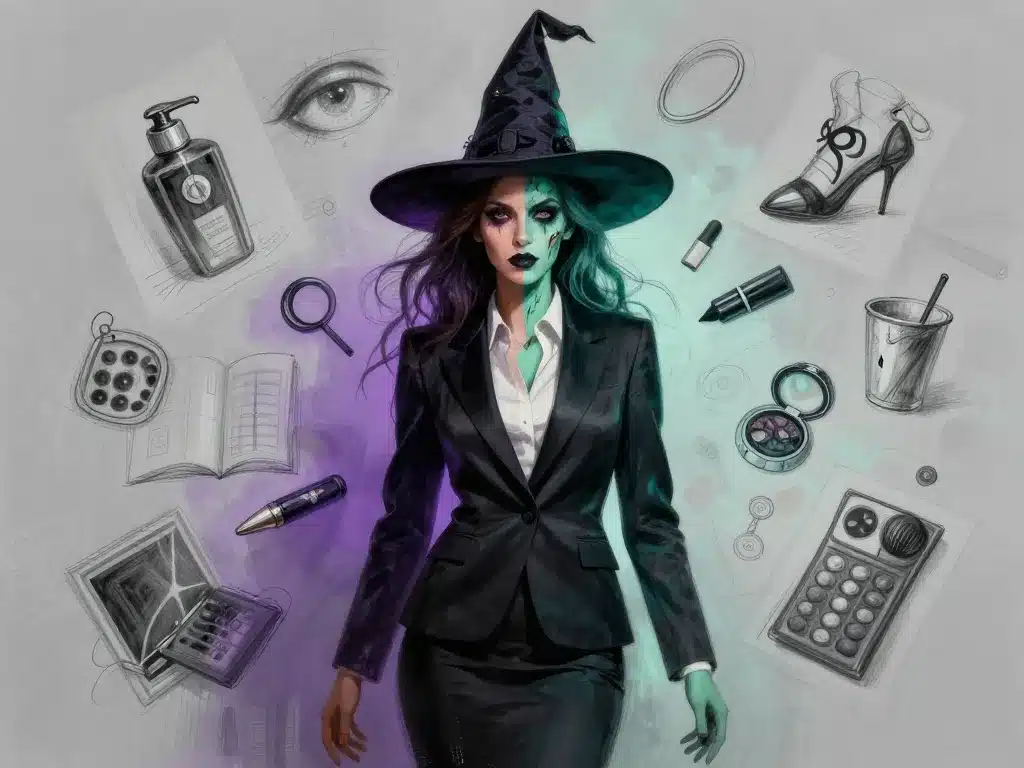 Deguisement femme halloween original creativite costume metamorphose