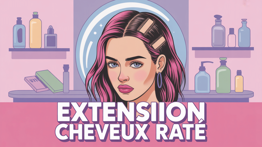 extension cheveux raté femme démarcation salon