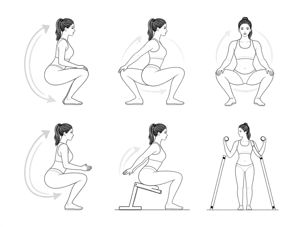 fessier femme avant apres exercices fessiers