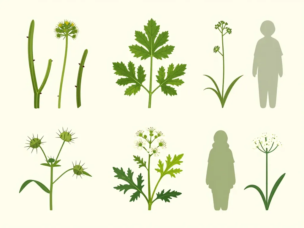 gaillet gratteron danger identification visuelle