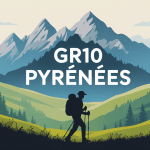 gr10 étapes sentier Pyrénées vue globale