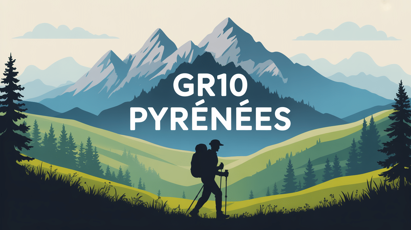 gr10 étapes sentier Pyrénées vue globale