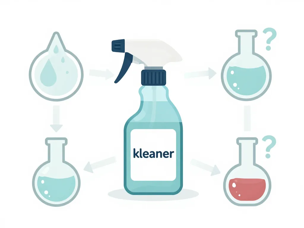 Diagramme concept kleaner efficacité tests drogue