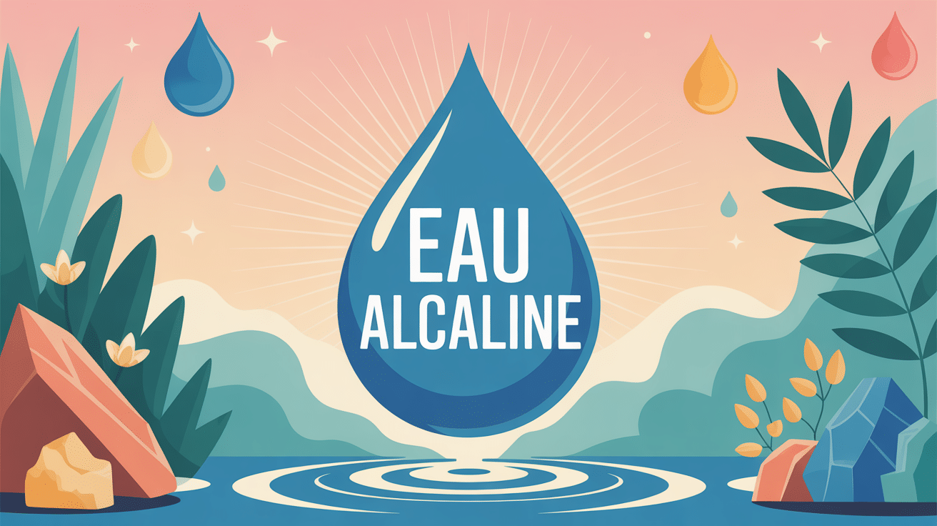 Illustration globale les 12 bienfaits de l eau alcaline