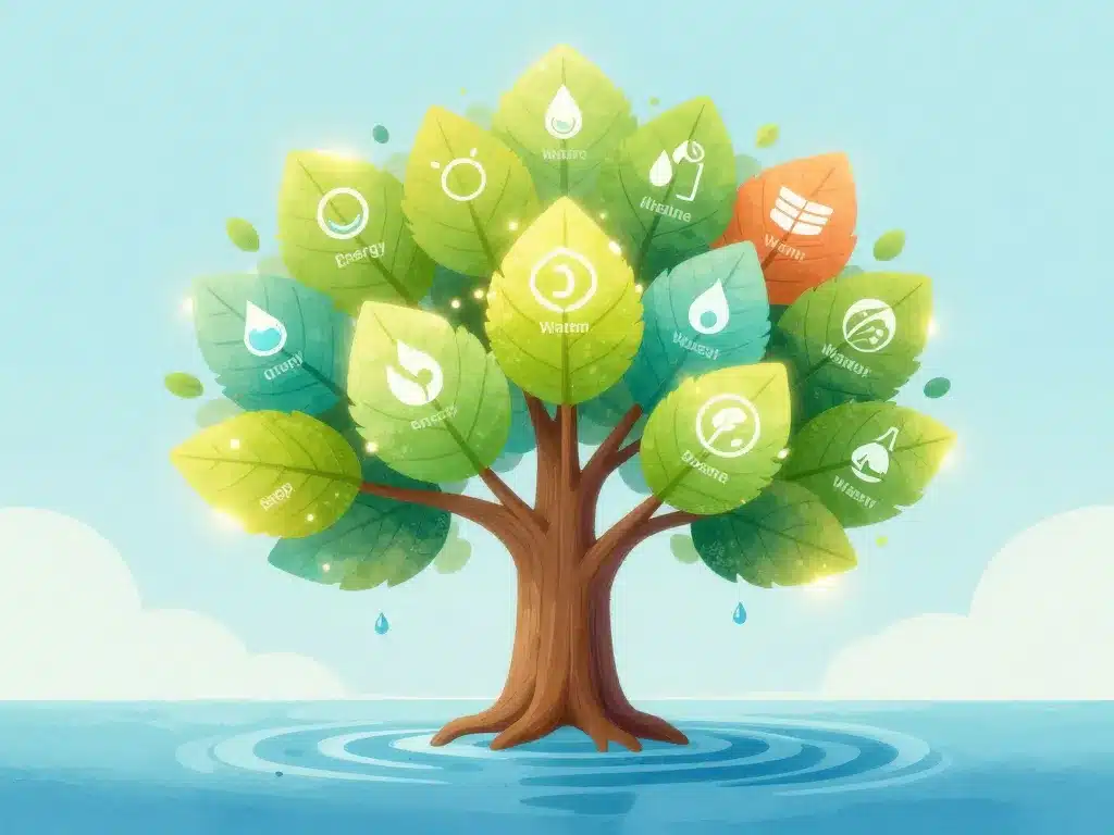 Arbre métaphorique les 12 bienfaits de l eau alcaline