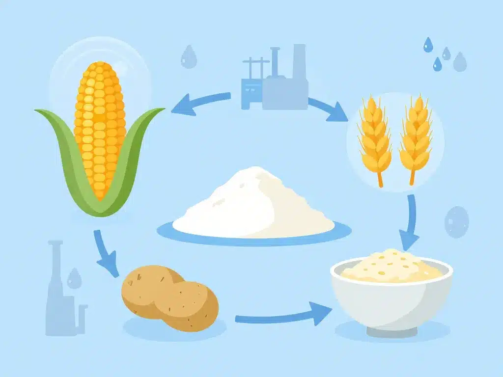 diagramme maltodextrine halal origine production