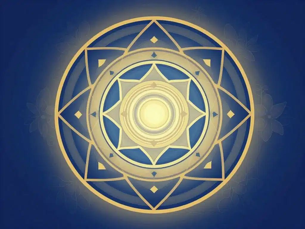 mandala tatouage illustration symbolique concentrique géométrique