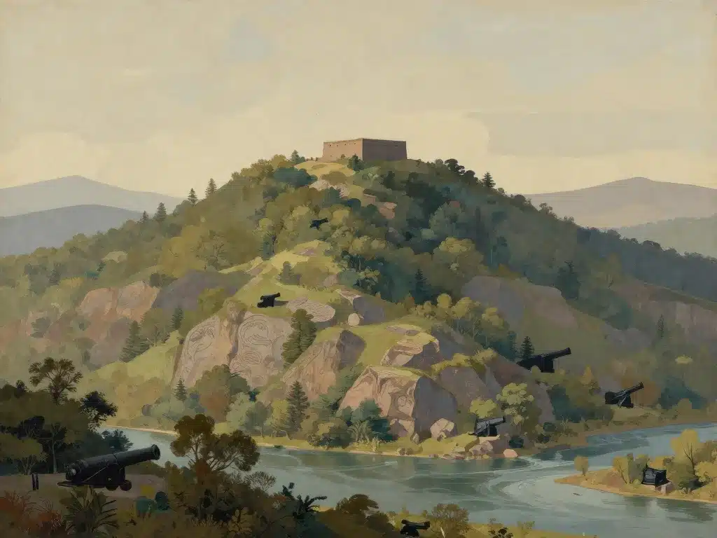 héritage historique et paysage belvedere de la batterie