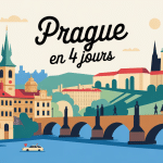 illustration prague visite 4 jours découverte monuments