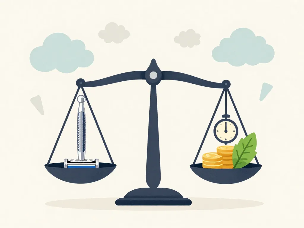 rasoir de sureté avis balance avantages inconvénients