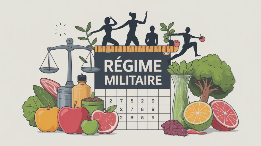régime militaire perdre 8 kilos en 1 semaine image principale stylisée
