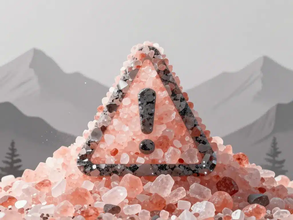 sel rose de l'himalaya danger risques métaux lourds