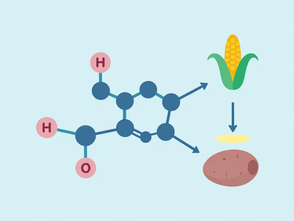 schéma sorbitol halal végétal structure et origine