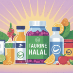 illustration taurine halal certification boissons énergisantes