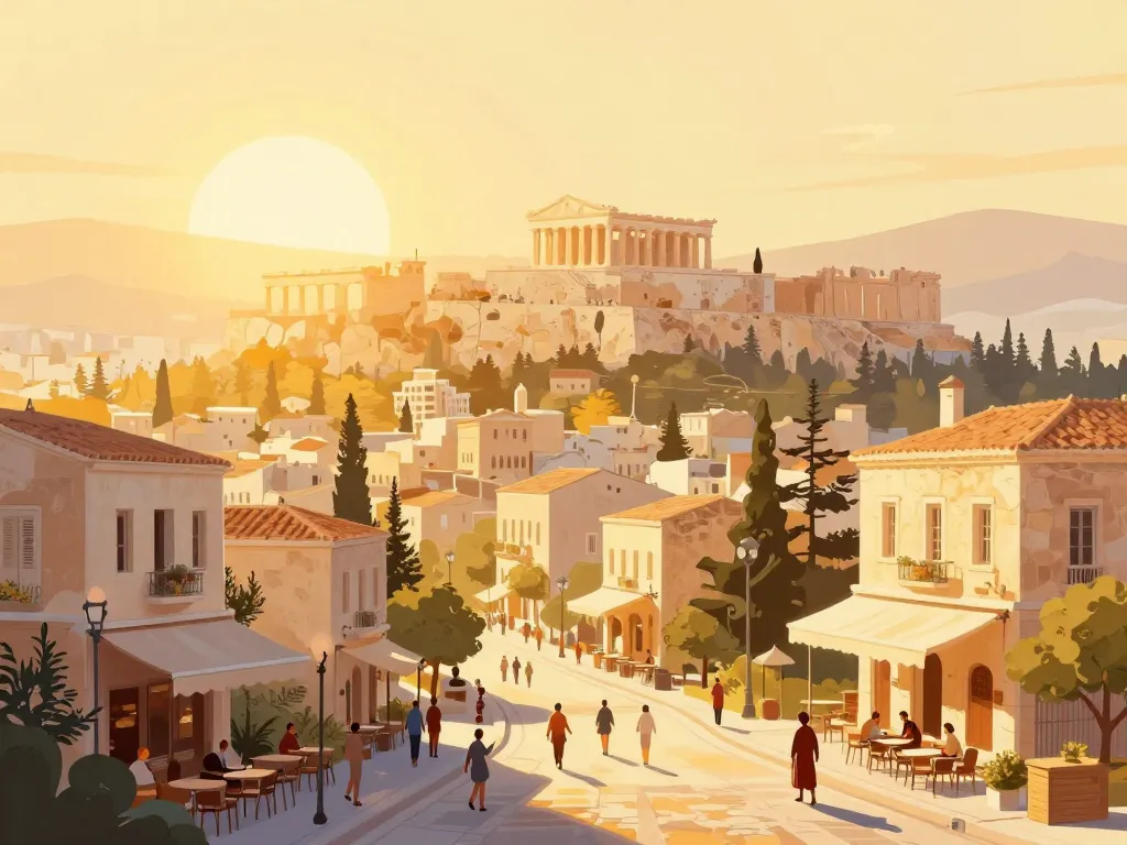 Visiter Athènes en 3 jours Acropole Plaka matin