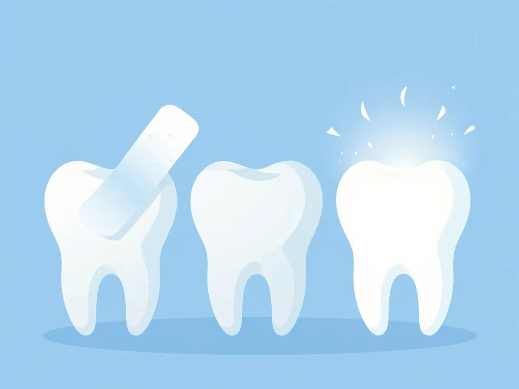 Bandes de blanchiment des dents avis, schéma fonctionnement étapes