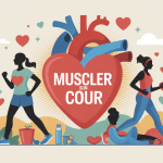 comment muscler son coeur illustration santé cardiaque silhouettes actives