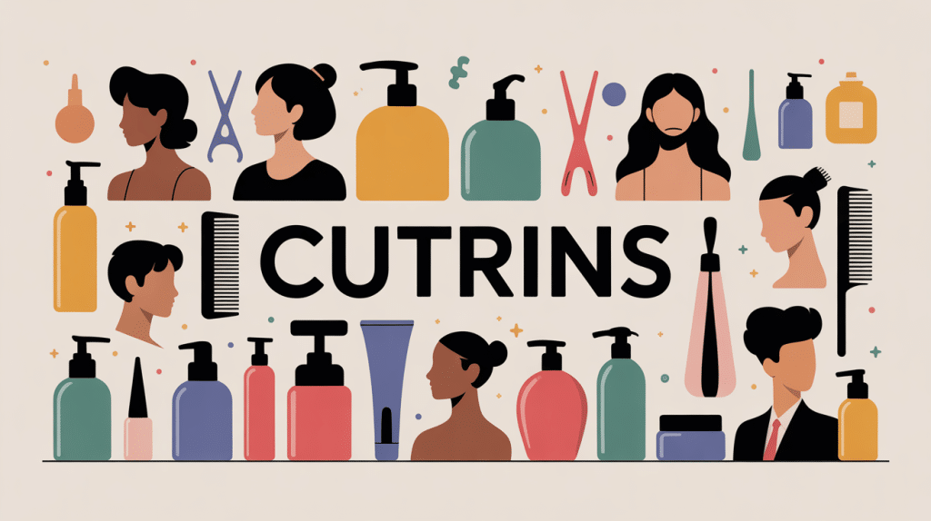 illustration cutrins univers soins capillaires barbe