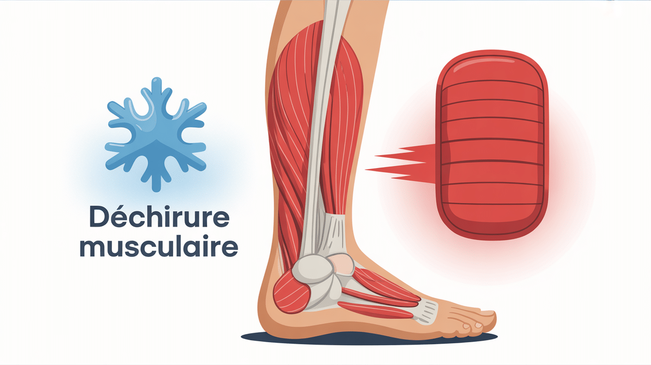 Premiers secours dechirure musculaire chaud ou froid