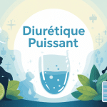 diuretique puissant retention d eau illustration medicale