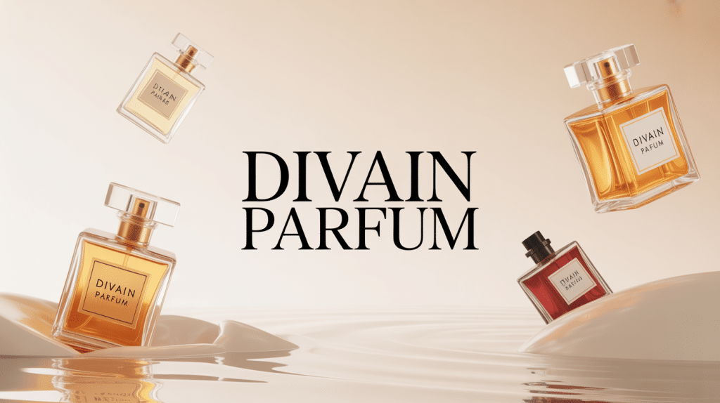 Visuel concept divain parfum inspiration luxe