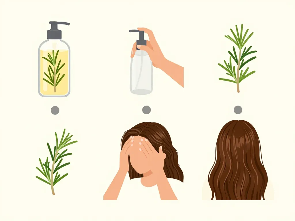 eau de romarin cheveux avis étapes d'application et résultat