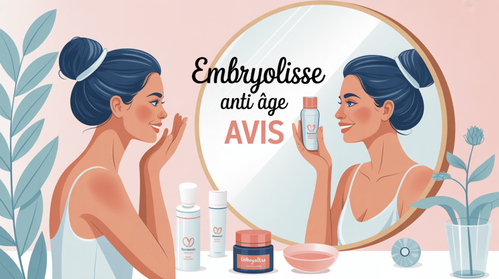 Embryolisse anti age avis illustration douce soin visage