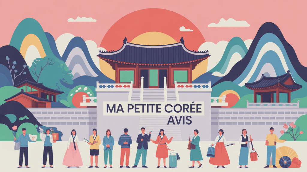 ma petite corée avis, illustration conceptuelle voyage corée