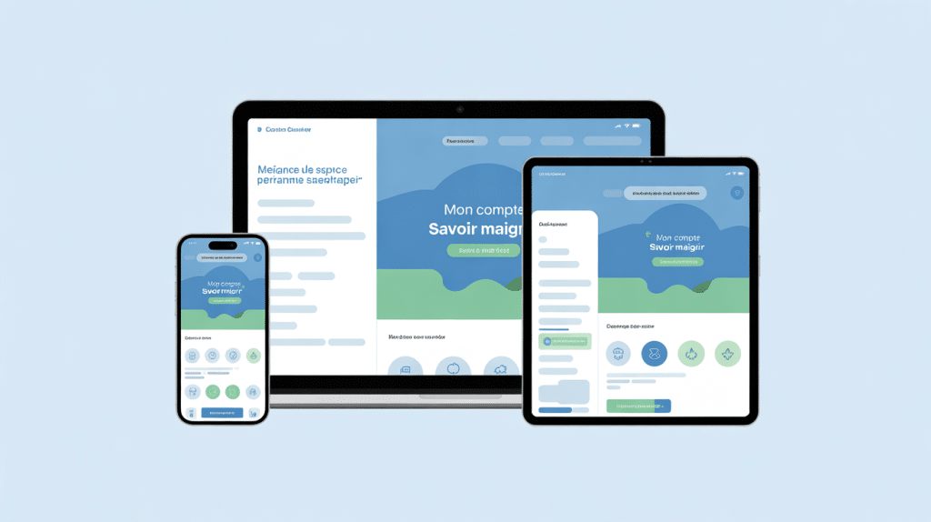 savoir maigrir mon compte illustration espace personnel
