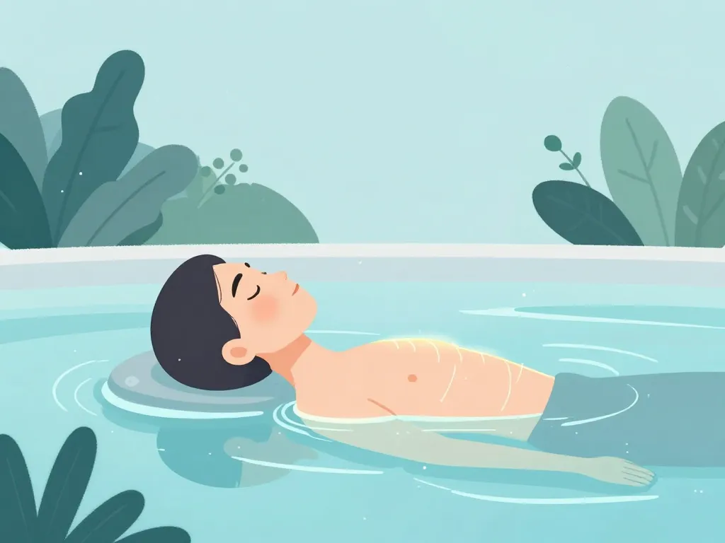 Illustration confort santé spa au sel avantages et inconvénients