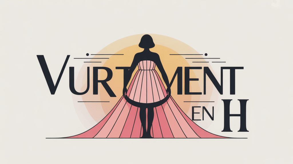 Illustration vetement en h silhouette rectangulaire