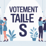Vêtement en S silhouettes essayage illustration