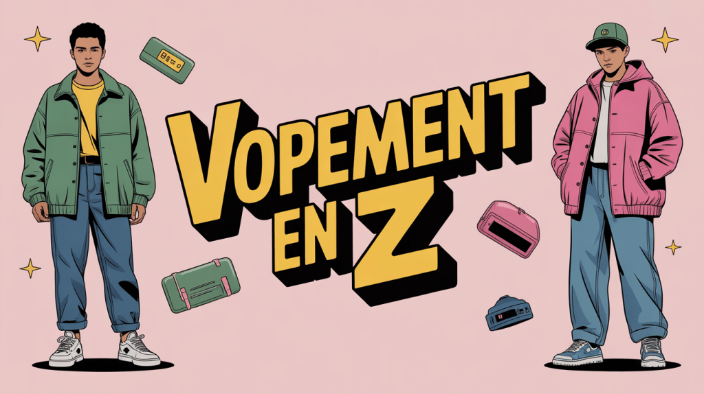 illustration vetement en z generation z