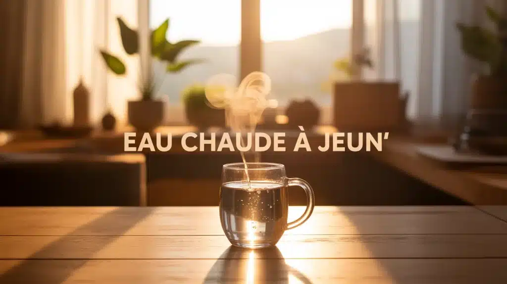 boire de l eau chaud le matin verre vapeur