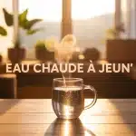 boire de l eau chaud le matin verre vapeur