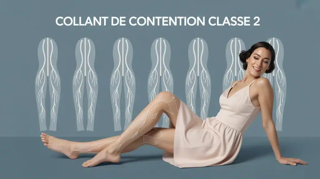 cap contention collants de contention classe 2 femme élégante