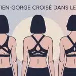 soutien gorges croise dans le dos silhouettes de dos