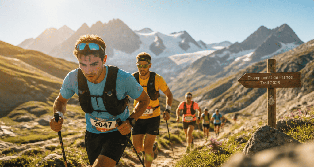 championnat de france trail 2025 coureurs sentier alpin