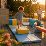 parcours motricité enfant modules extérieurs
