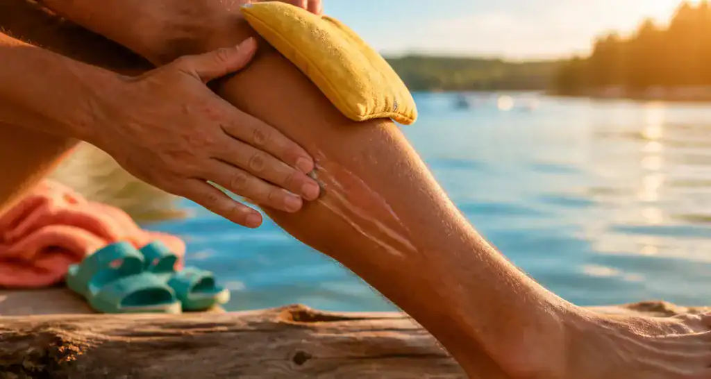 contracture au mollet que faire chaleur et massage