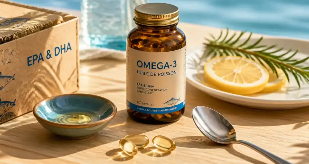 Huile de poisson omega 3 : pureté anti-oxydation, goutte et capsules