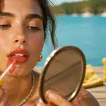 meilleur gloss application lèvres terrasse été