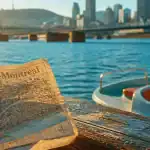 Que faire à Montréal : photo Vieux-Port au golden hour