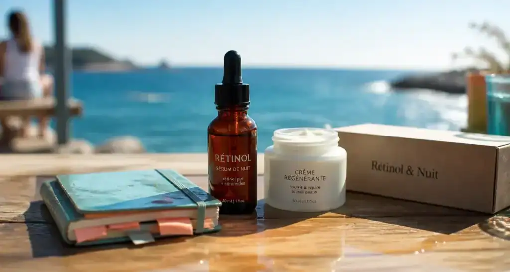 Rétinol c'est quoi : sérum au rétinol et crème, routine nuit anti-âge sans irritation